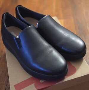 FITFLOP Rally Leather Slip-On Skate Sneakers Womens Size 10